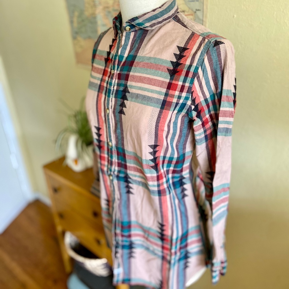 Woolrich Button Down Arrow Flannel - image 2